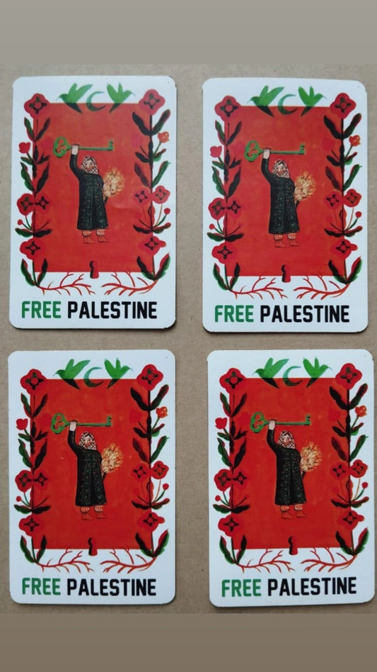 Free Palestine Stikers (x4)